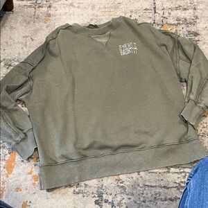 Aerie Olive Green Sweatshirt
